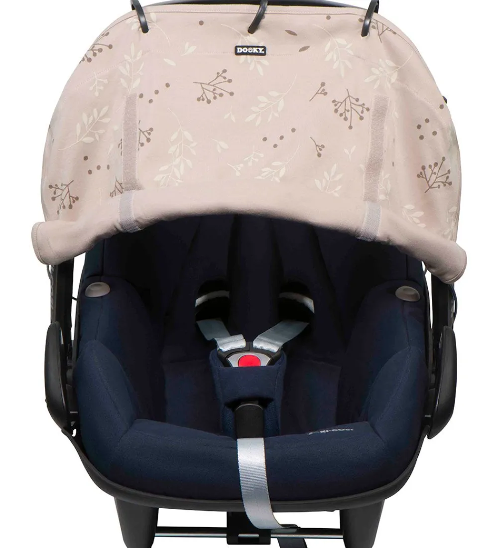 Dooky Solsejl|Klapvogne*Solsejl - Universal - UV50+ - Romantic Leaves Beige
