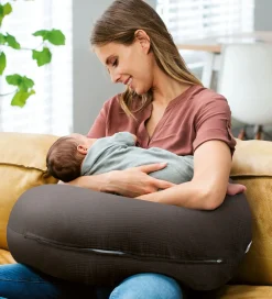 Doomoo Ammepuder*Graviditets-/Ammepude - 190 cm - Comfy Big - Tetra Grey
