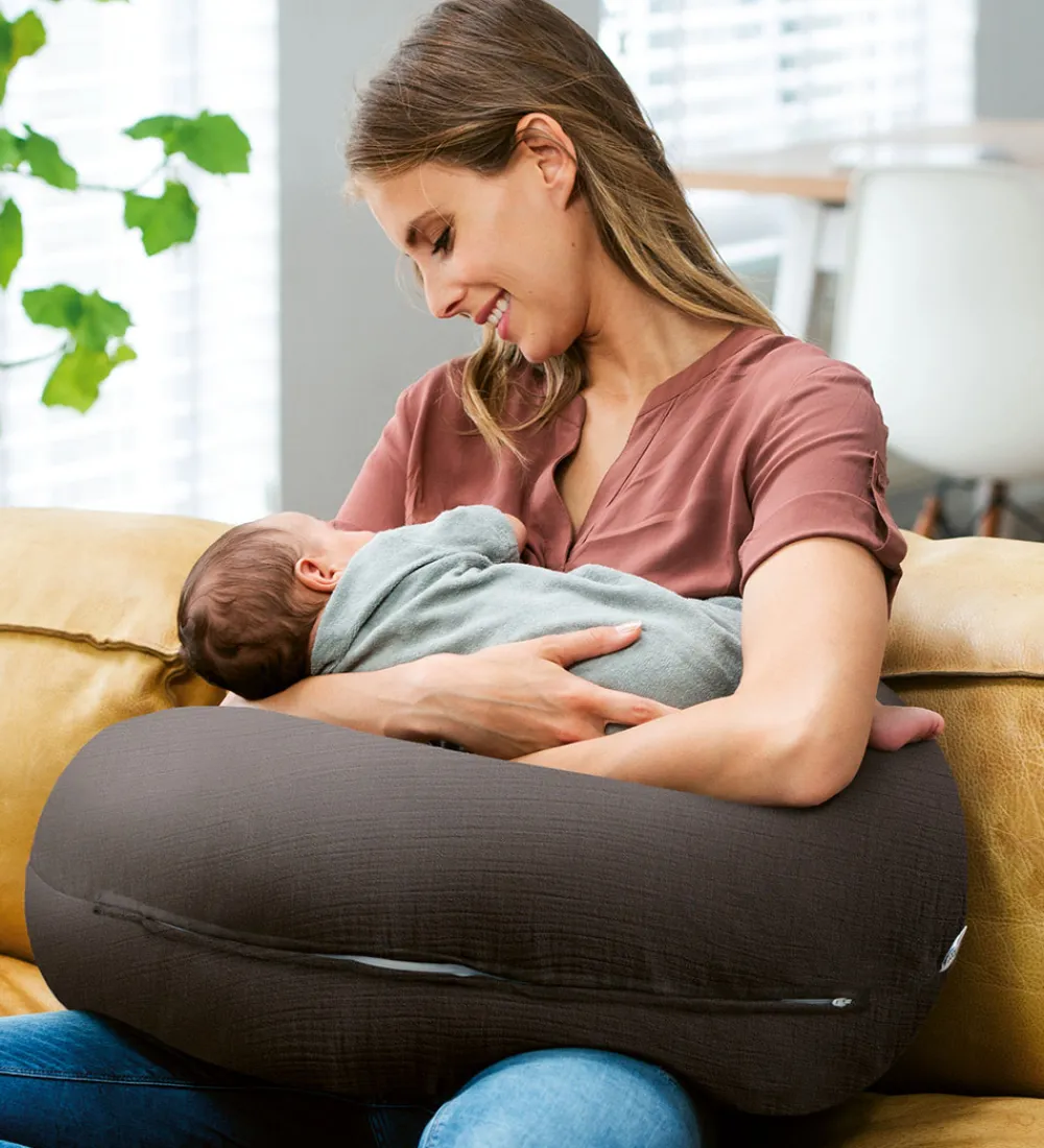 Doomoo Ammepuder*Graviditets-/Ammepude - 190 cm - Comfy Big - Tetra Grey