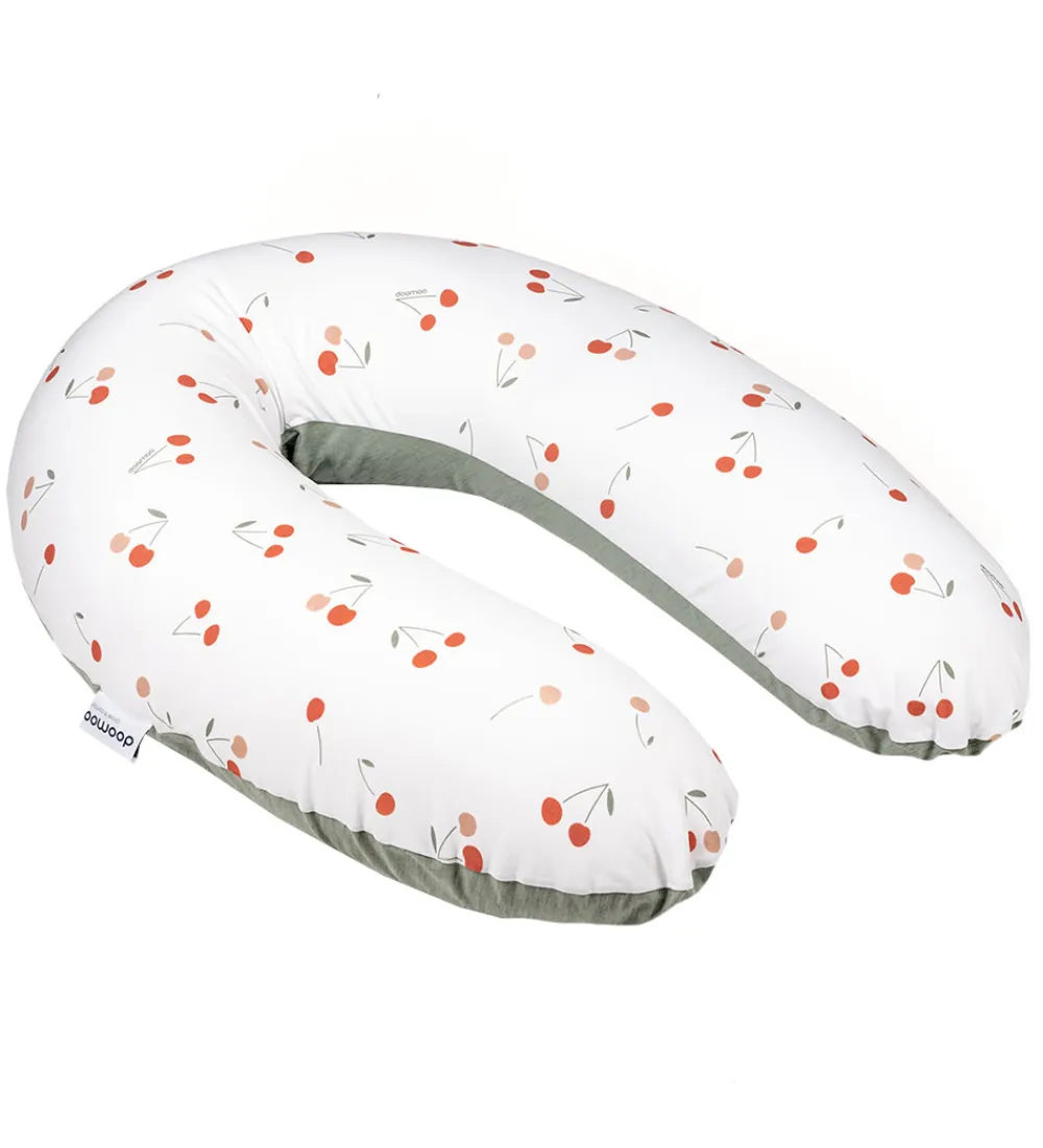 Doomoo Ammepuder*Graviditets-/Ammepude - 180 cm - Buddy - Cherries Green