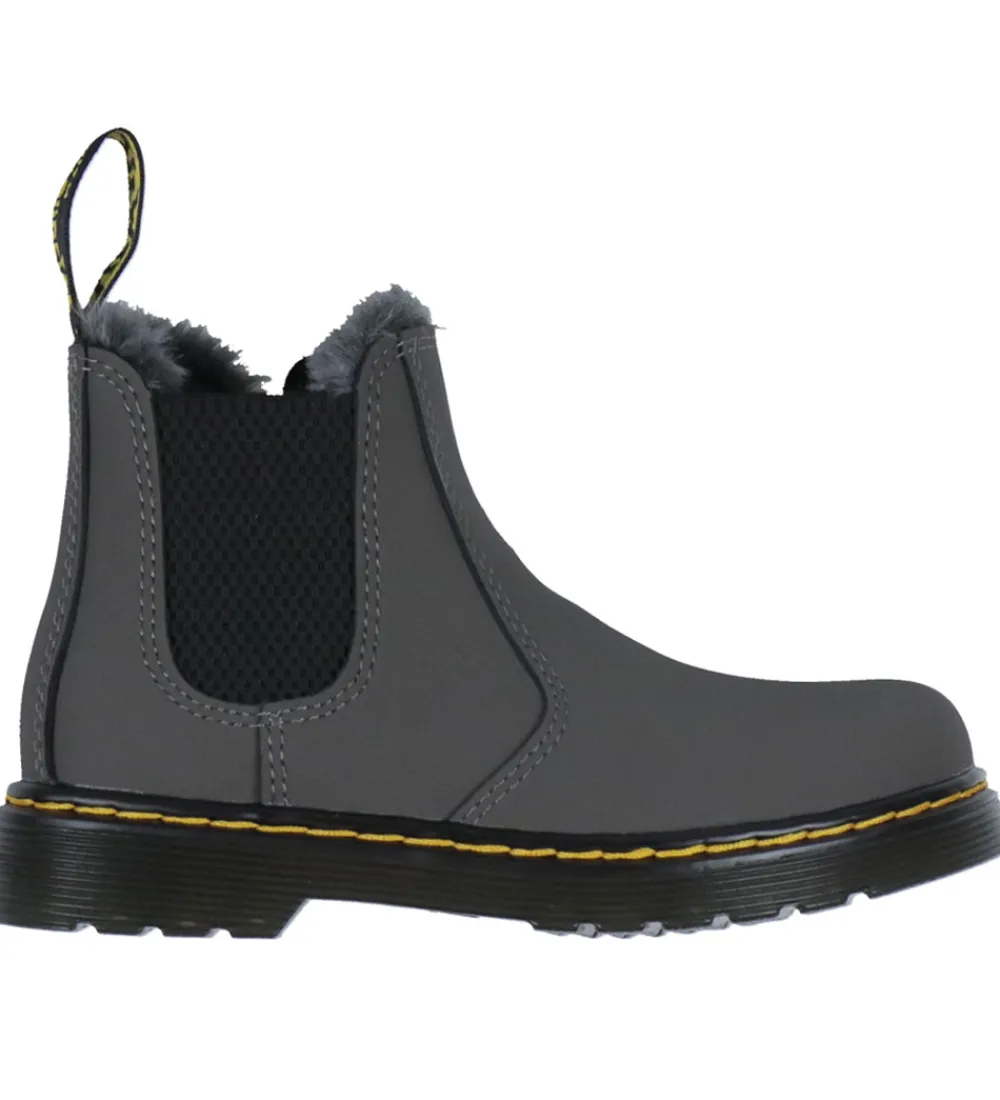 Støvler-Dr. Martens Støvler - 2976 Leonore J - Gunmetal Soho Buck