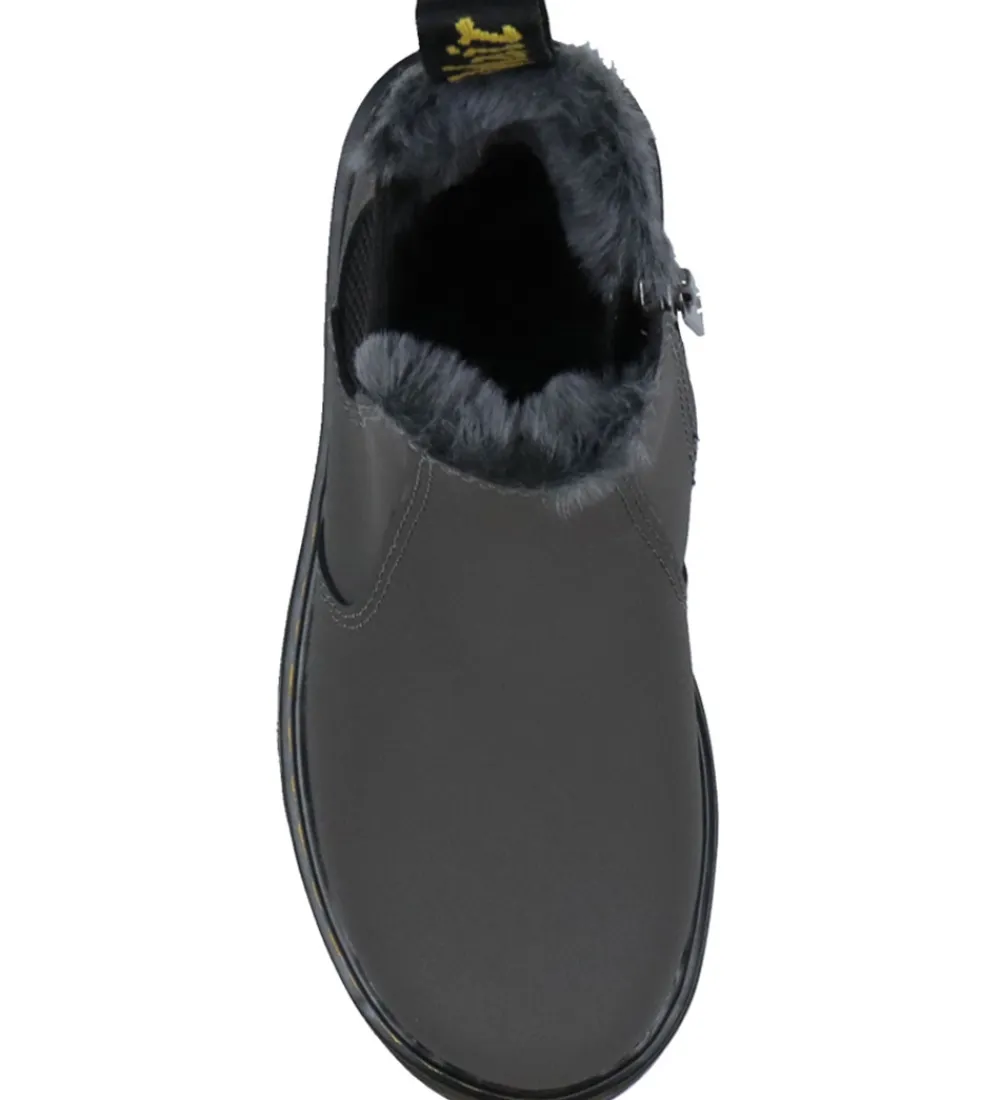 Støvler-Dr. Martens Støvler - 2976 Leonore J - Gunmetal Soho Buck