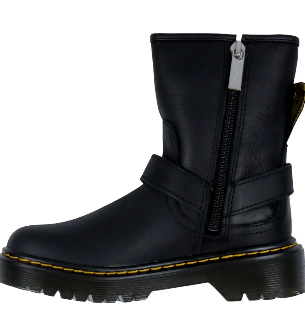 Støvler-Dr. Martens Støvler - Genaya J - Black Wyoming