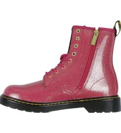 Dr. Martens Støvler*Støvler - 1460Y - Nebula Glitter - Fuchsia/Silver/Go