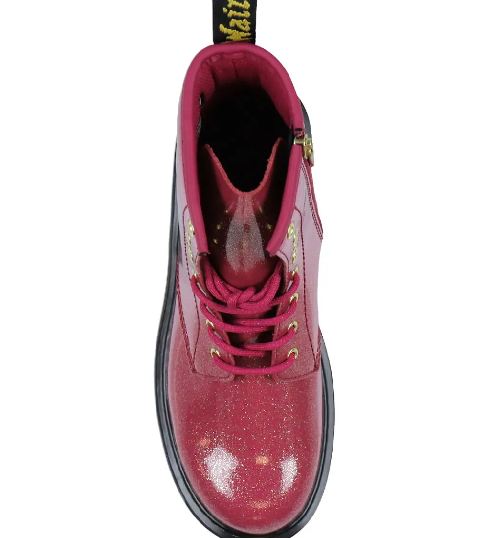 Dr. Martens Støvler*Støvler - 1460Y - Nebula Glitter - Fuchsia/Silver/Go