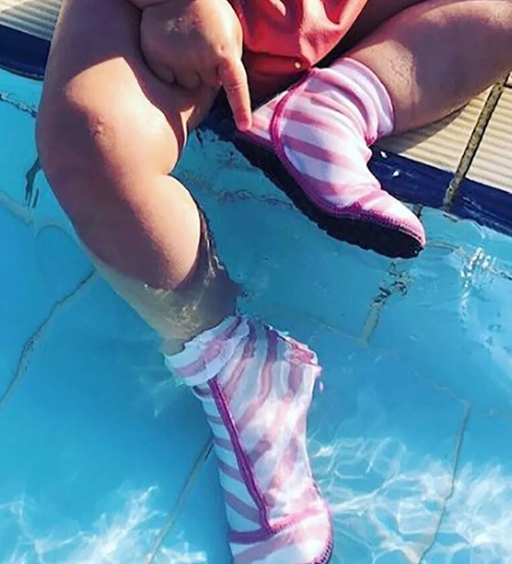 Badesko-Duukies Badesokker - UV50+ - Baby Pink