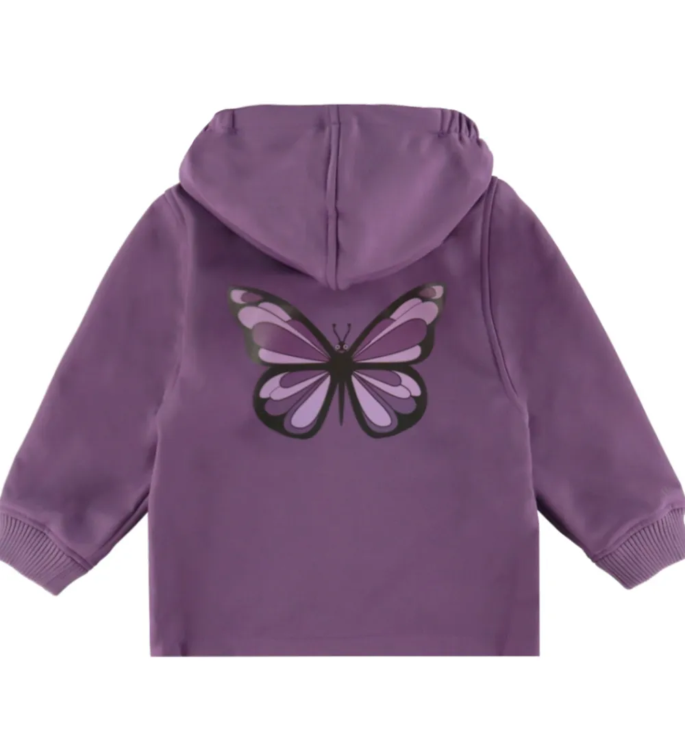 Softshell-DYR -Cph Softshelljakke - evild - Lavender m. Sommerfugl