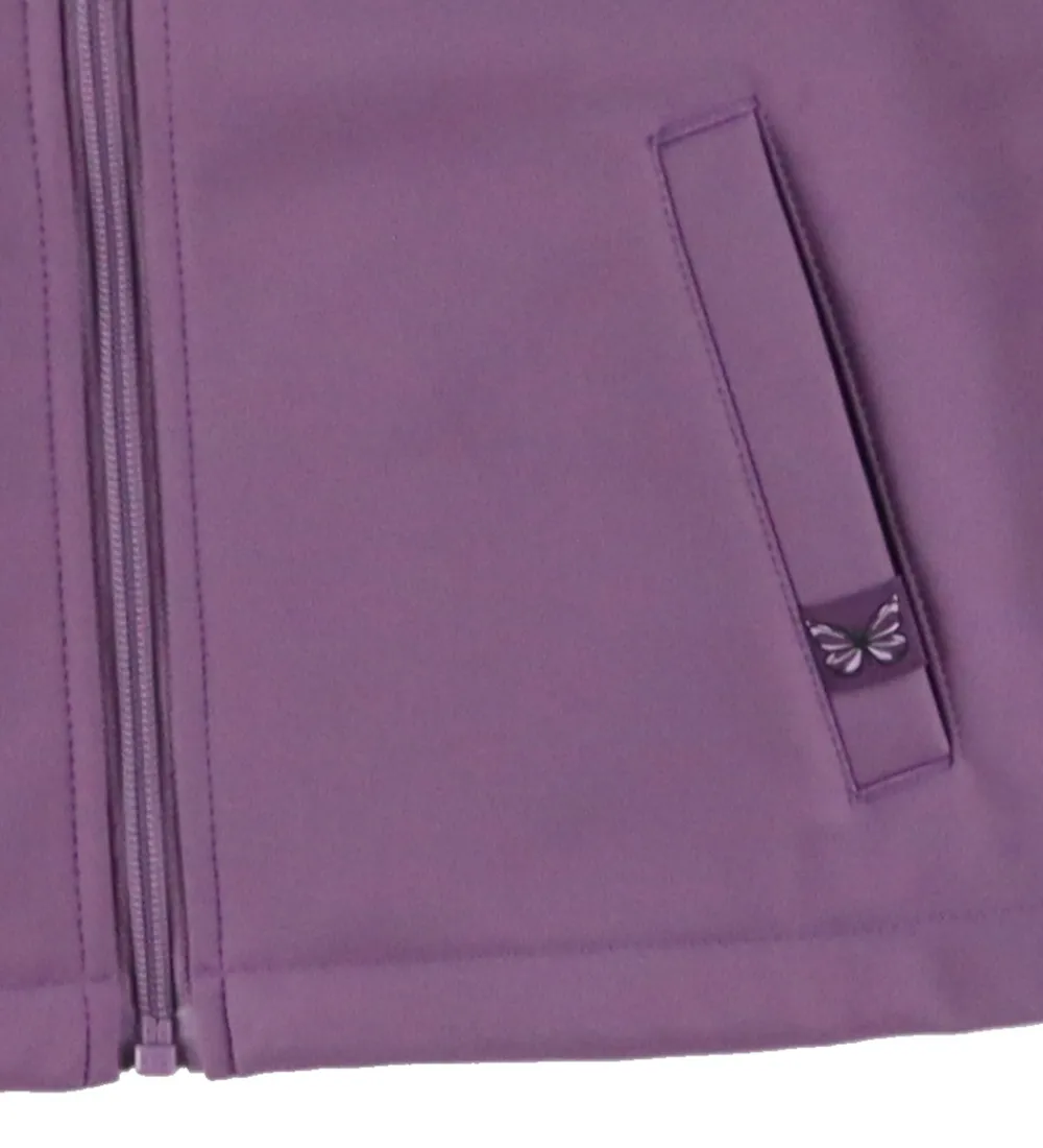 Softshell-DYR -Cph Softshelljakke - evild - Lavender m. Sommerfugl