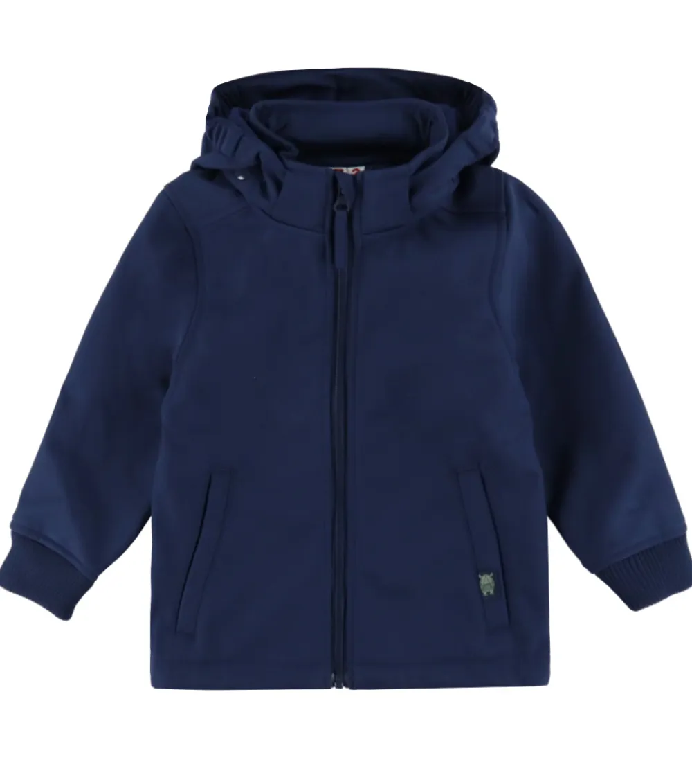 DYR Softshell*-Cph Softshelljakke - evild - Navy m. Næsehorn