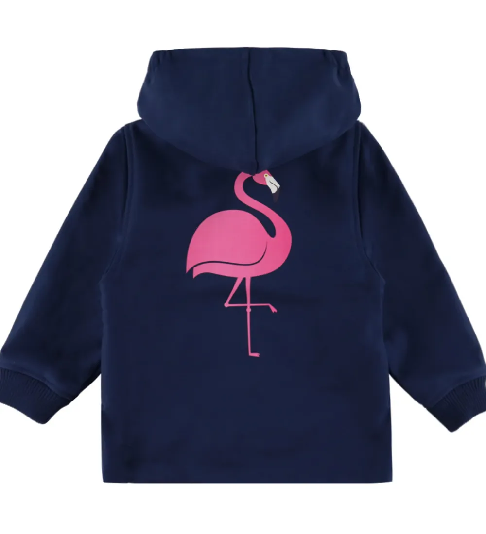 Softshell-DYR -Cph Softshelljakke - evild - Navy m. Flamingo