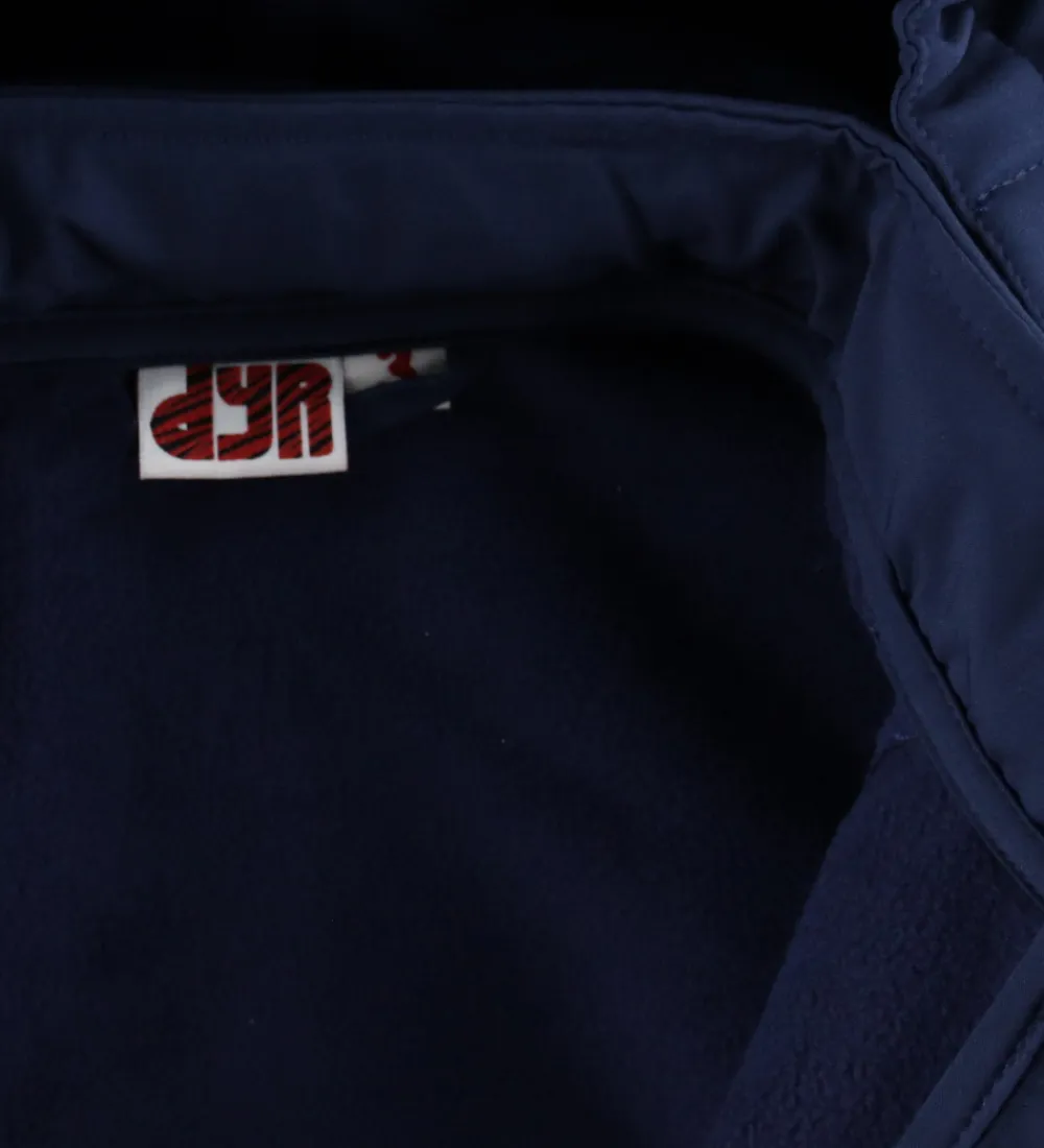 Softshell-DYR -Cph Softshelljakke - evild - Navy m. Flamingo