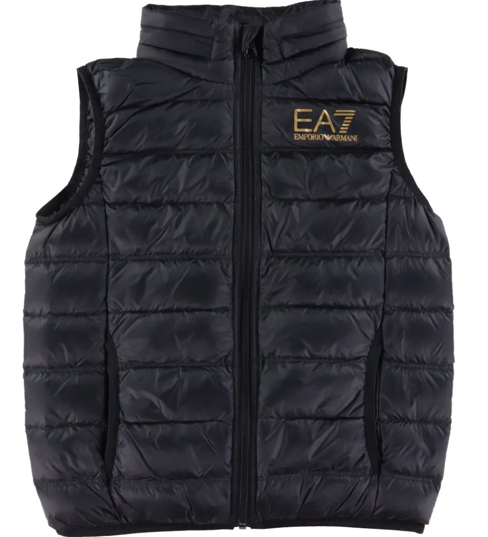 EA7 Dunveste Og Dyneveste*Dunvest - Sort m. Guld