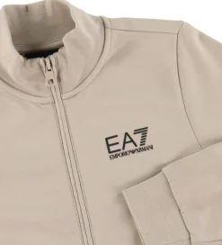 Træningssæt|Træning Og Gymnastik-EA7 Sweatsæt - Beige/Sort