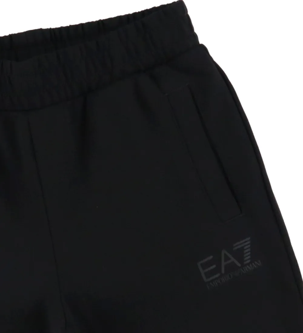 Træningssæt|Træning Og Gymnastik-EA7 Sweatsæt - Beige/Sort