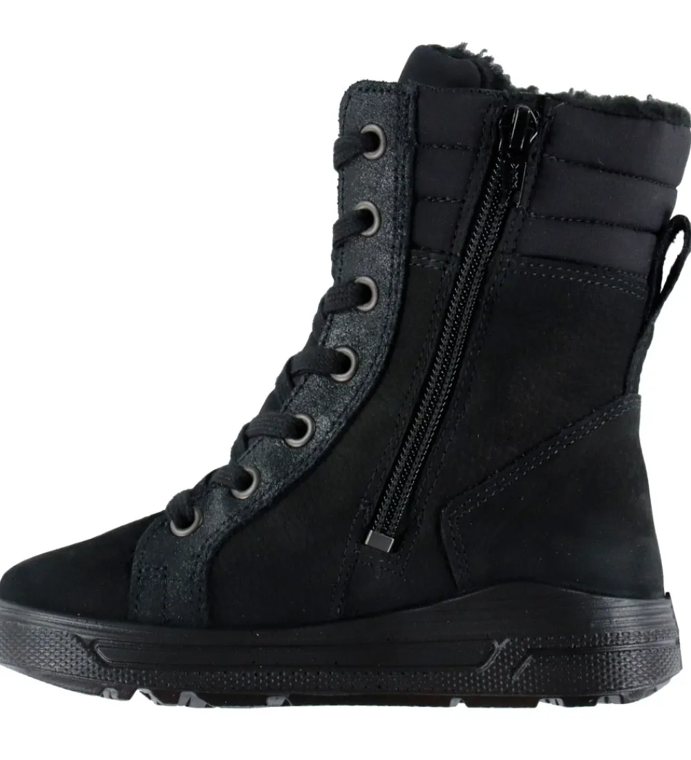 Ecco Vinterstøvler*Vinterstøvler - Urban Snow K Lace Up - Sort