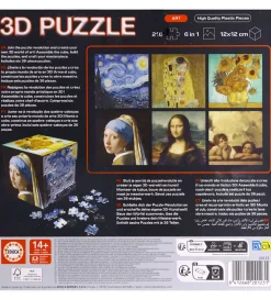 Educa Puslespil*3D Puslespil - 216 Brikker - Cube Art