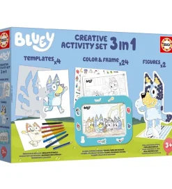 Kreasæt-Educa Kreasæt - Bluey - 3 In 1 Creative Activity Set