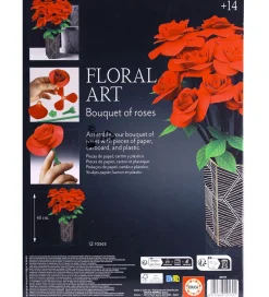 Kreasæt-Educa Kreasæt - Floral Art - Bouquet Of Roses