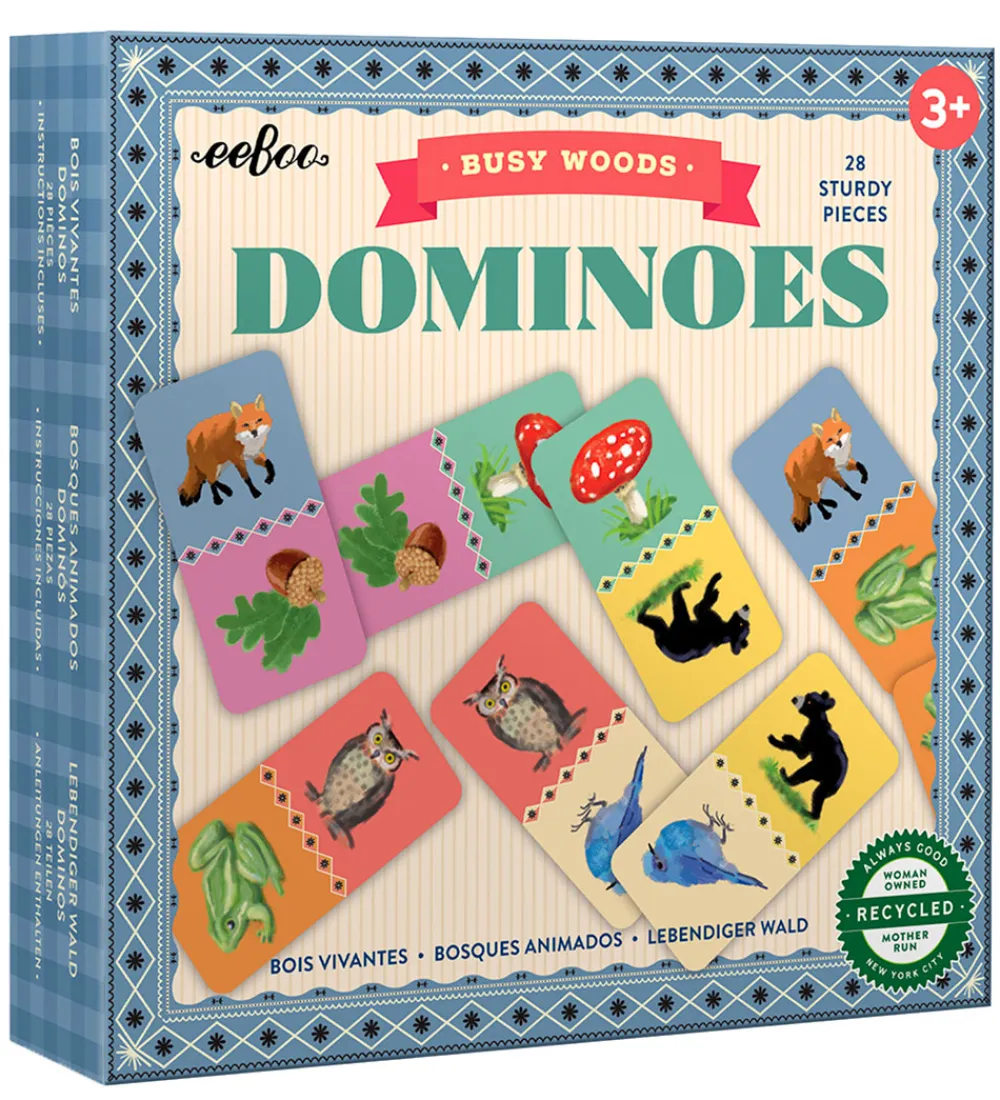 Spil-Eeboo Spil - Domino - Busy Woods