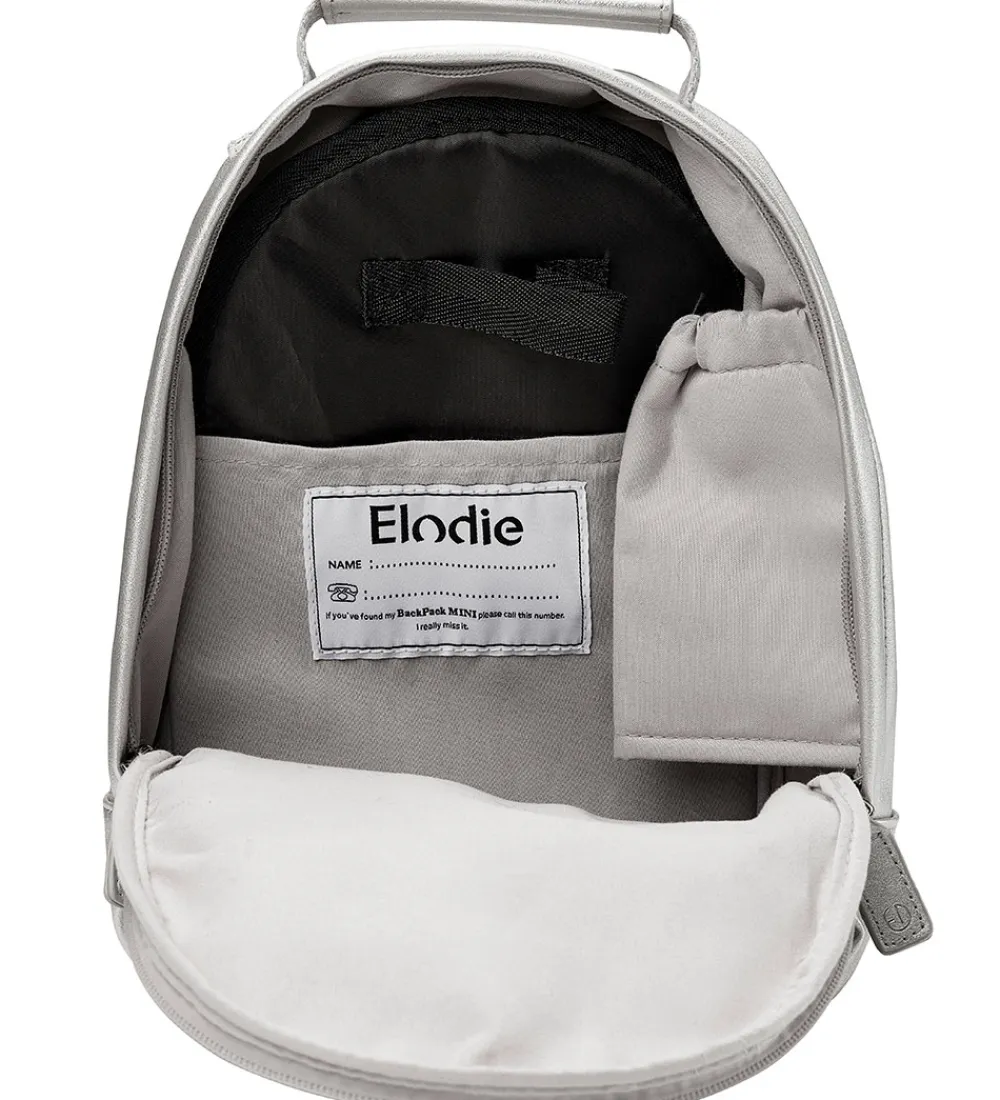 Børnehavetasker-Elodie Details Børnehavetaske - Mini - Silver Sheen