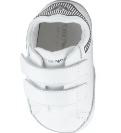 Emporio Armani Skindfutter*Hjemmesko - Hvid m. Navy