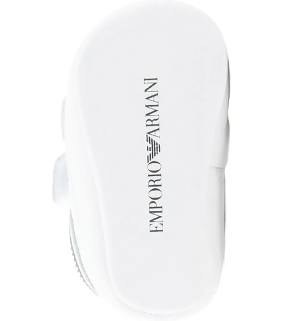 Emporio Armani Skindfutter*Hjemmesko - Hvid m. Navy