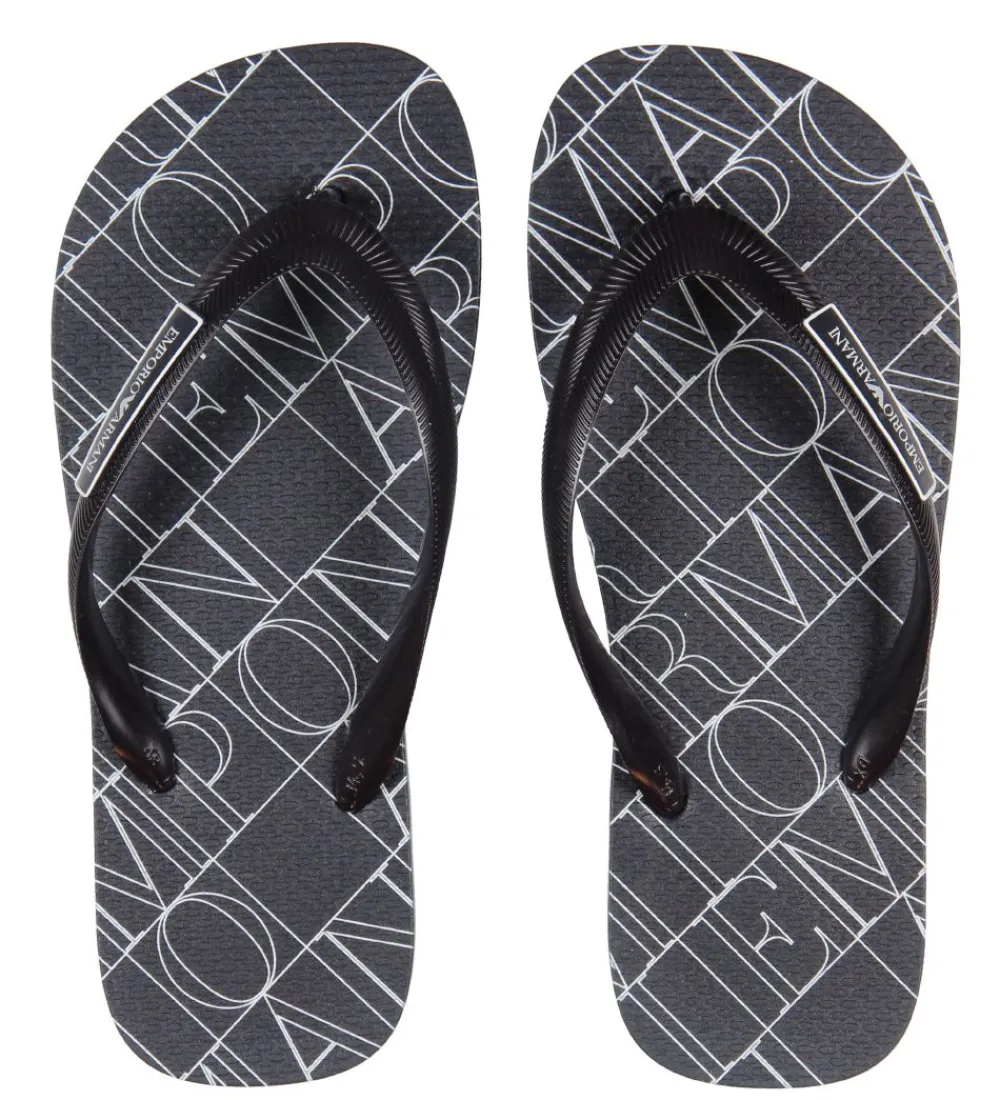 Klipklappere-Emporio Armani Klipklapper - Navy m. Mønster