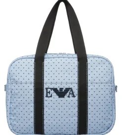 Pusletasker-Emporio Armani Pusletaske - Lyseblå/Navy m. Logoer