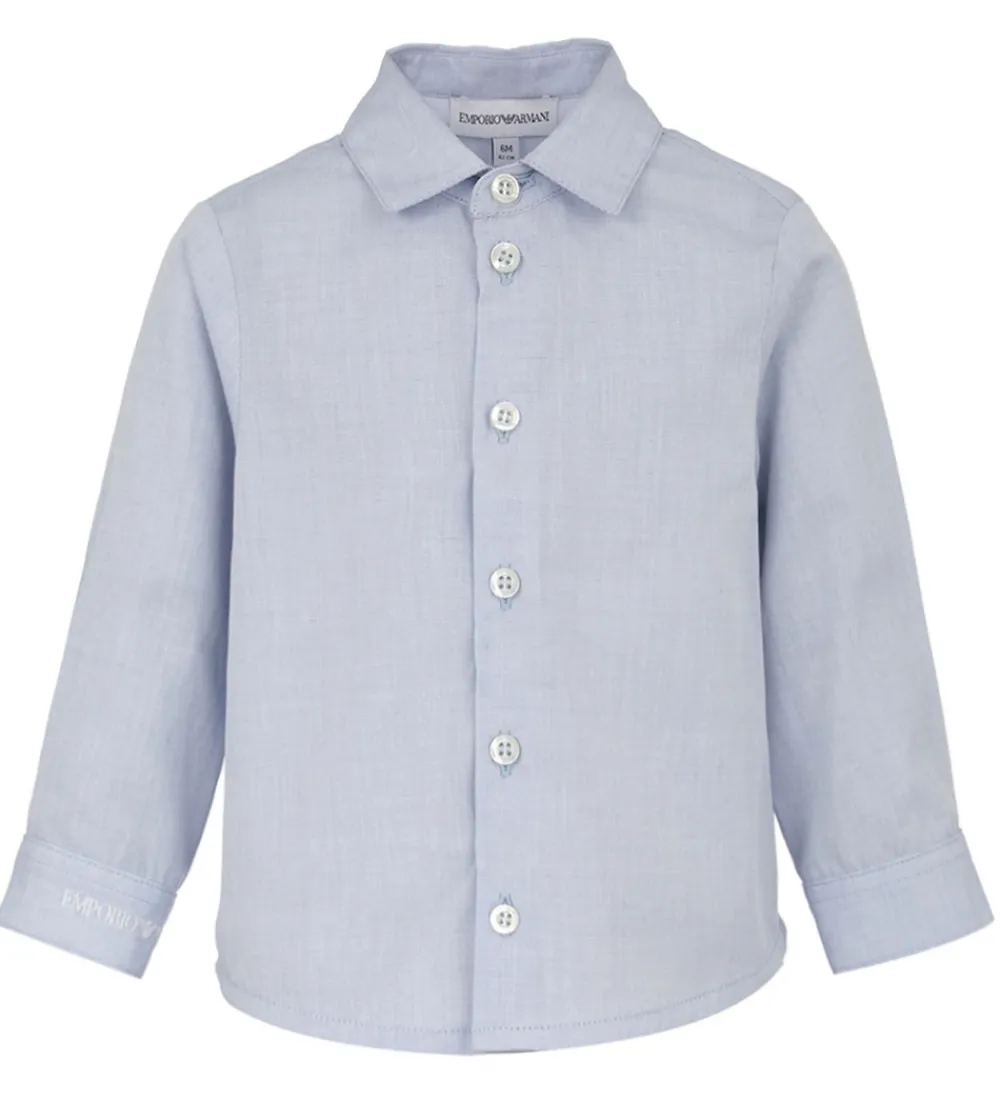Konfirmationstøj-Emporio Armani Skjorte - Lyseblå
