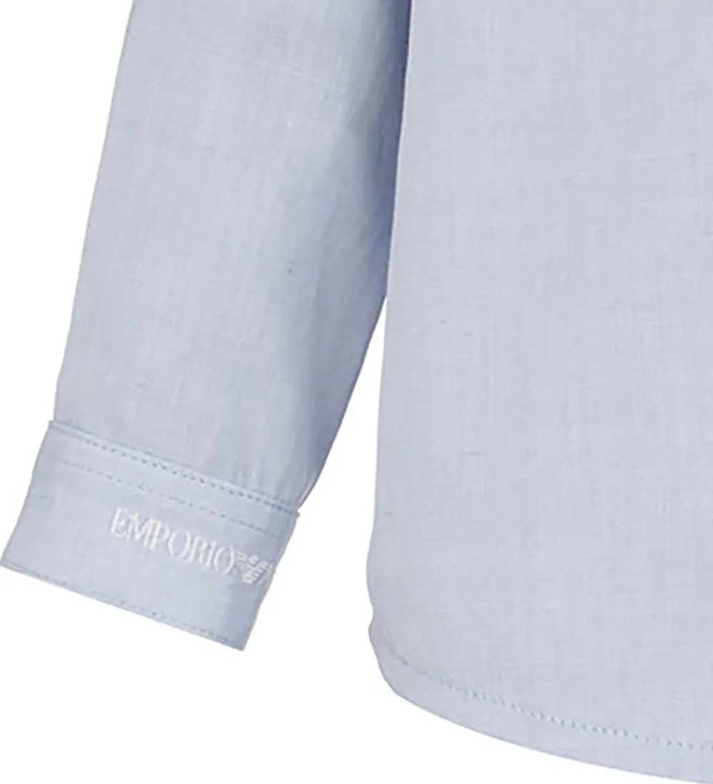 Konfirmationstøj-Emporio Armani Skjorte - Lyseblå