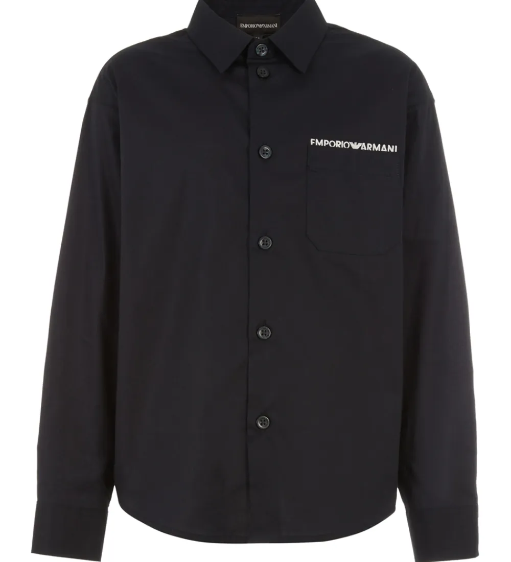 Emporio Armani Konfirmationstøj*Skjorte - Navy