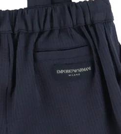 Emporio Armani Konfirmationstøj*Sæt - Skjorte/Shorts - Dark Navy/Hvid
