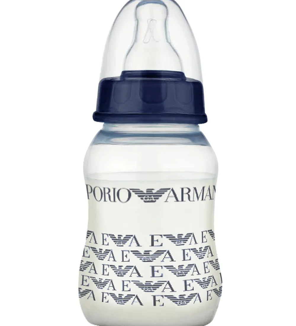 Emporio Armani Sutteflasker*Sutteflaske - Plast/Silikone - 130 ml - Navy