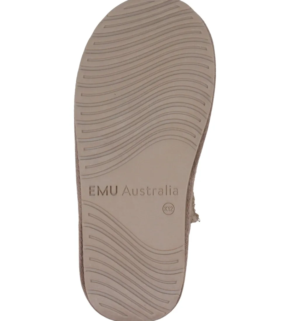 Bamsestøvler-EMU Australia Bamsestøver - Wallaby Mini - Mushroom