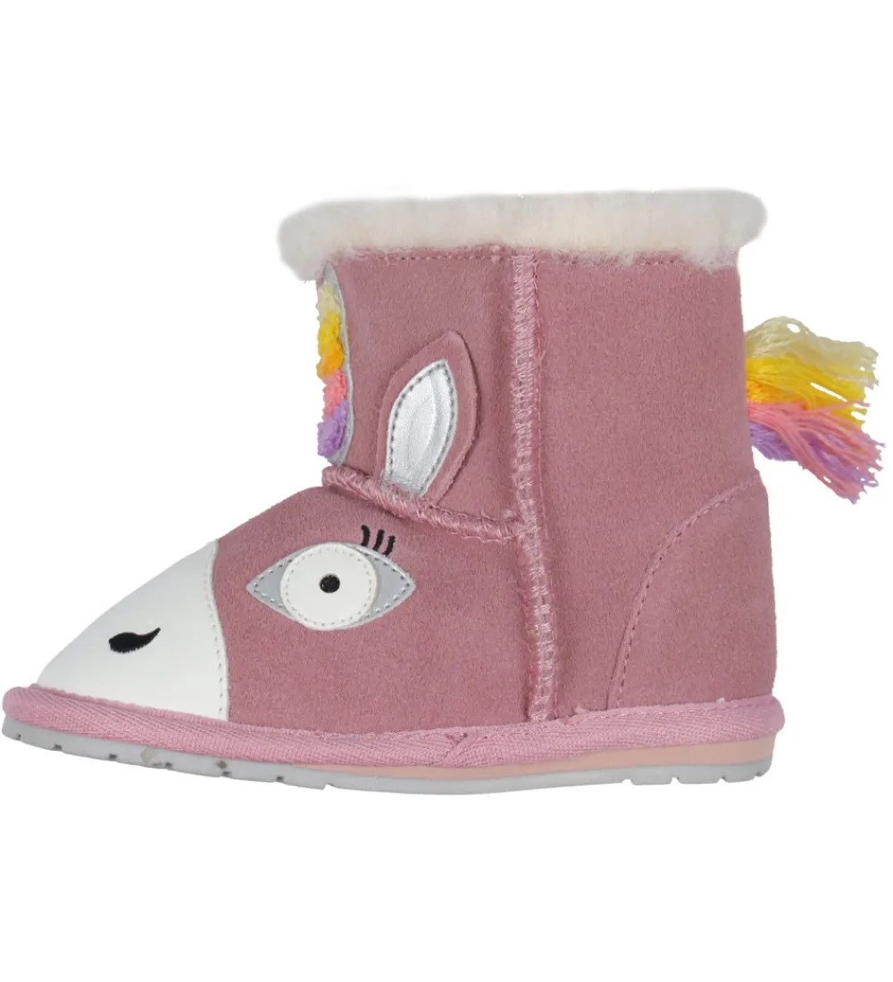 EMU Australia Bamsestøvler*Bamsestøvler - Magical Unicorn Walker - Pale Pink