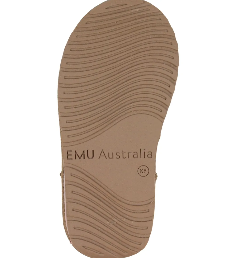 EMU Australia Bamsestøvler*Bamsestøvler - Chestnut m. Hjort