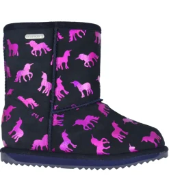 Bamsestøvler-EMU Australia Bamsestøvler - Rainbow Unicorn Brumby - Midnight m