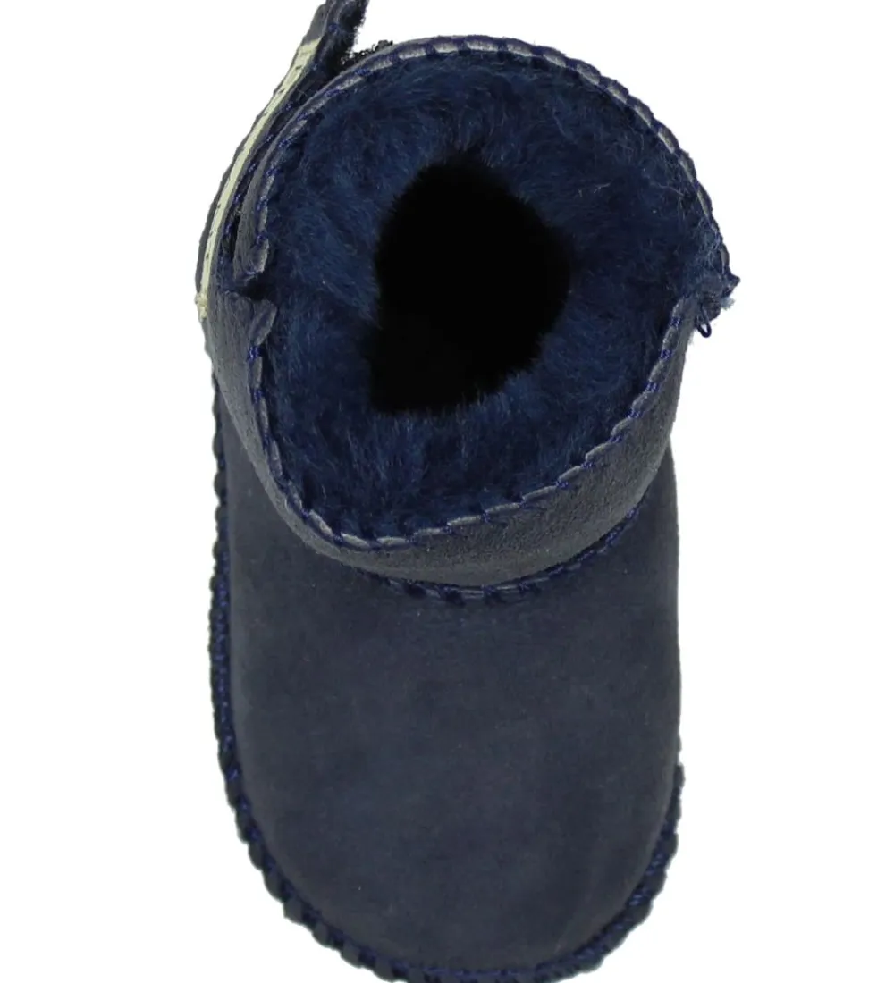 En Fant Skindfutter*Lammeskindsfutter m. For - Navy
