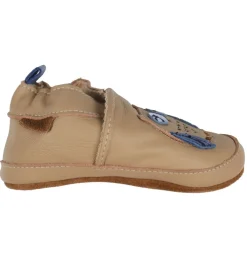En Fant Skindfutter*Skindfutter - Beige m. Ugle