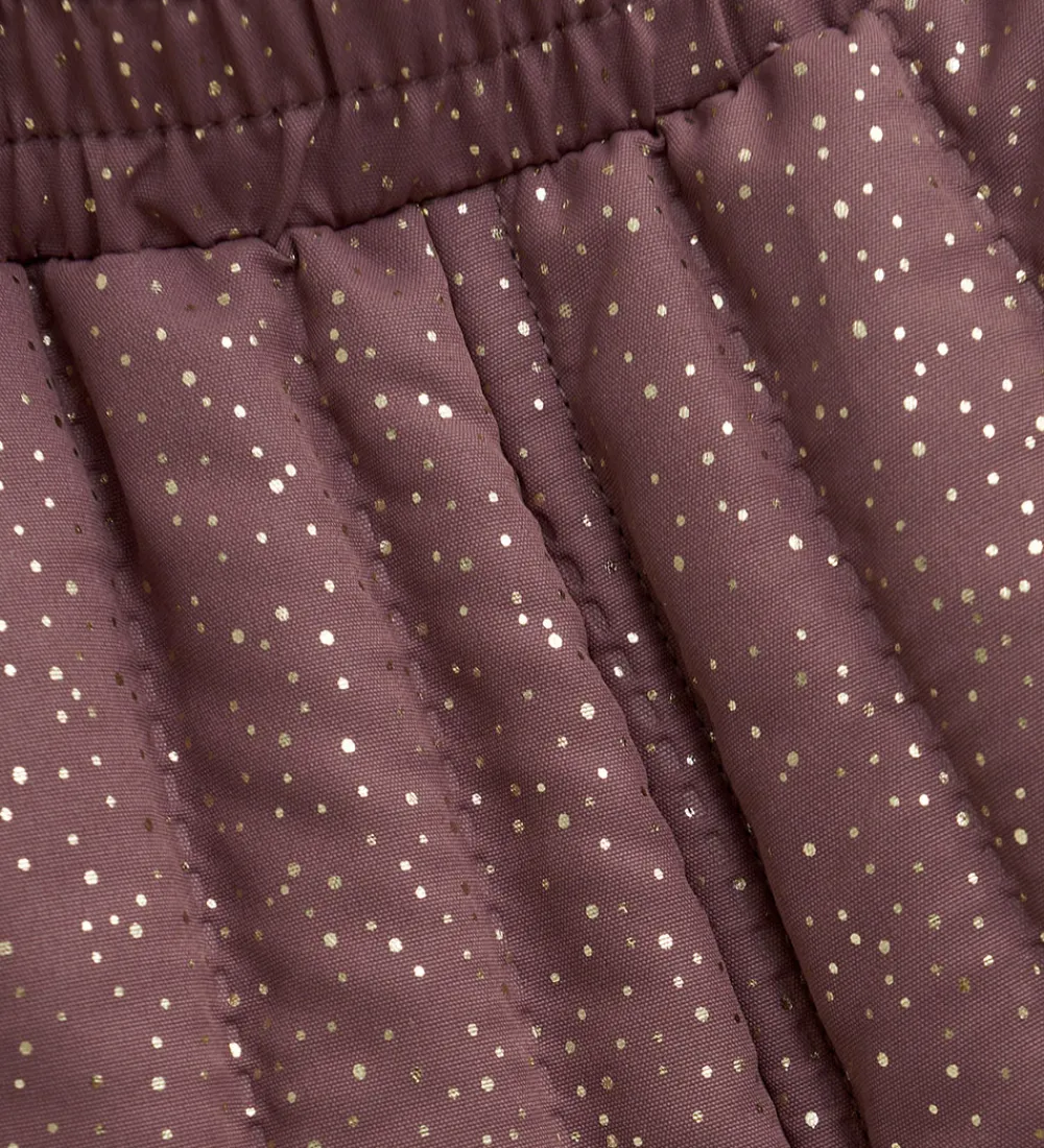 En Fant Termotøj*Termotøj - Rose Taupe m. Flæser/Glitter