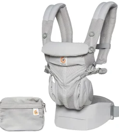 Bæreseler &Amp; Vikler-Ergobaby Bæresele - Omni 360 - Cool Air Mesh - Grå