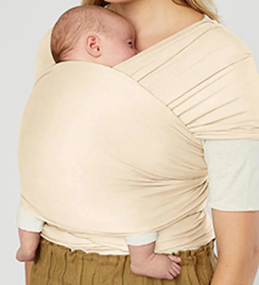 Bæreseler &Amp; Vikler-Ergobaby Strækvikle - Aura Wrap Knit - Cream