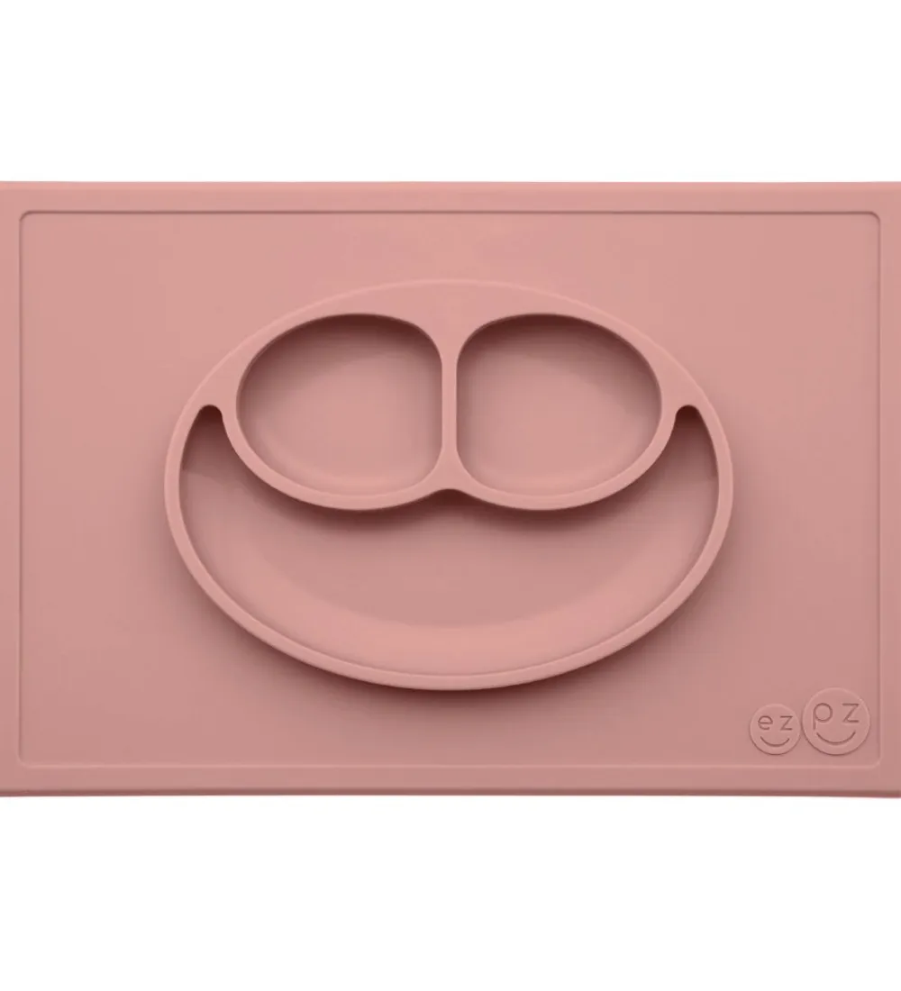 EzPz Dækkeservietter*Happy Mat - Silikone - Støvet Rosa