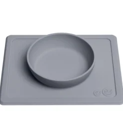 EzPz Dækkeservietter*Happy Mini Bowl - Silikone - Grå