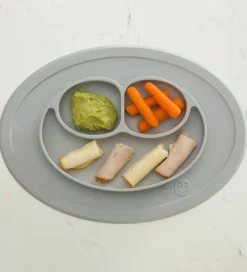 Dækkeservietter-EzPz Mini Mat - Silikone - Lysegrå