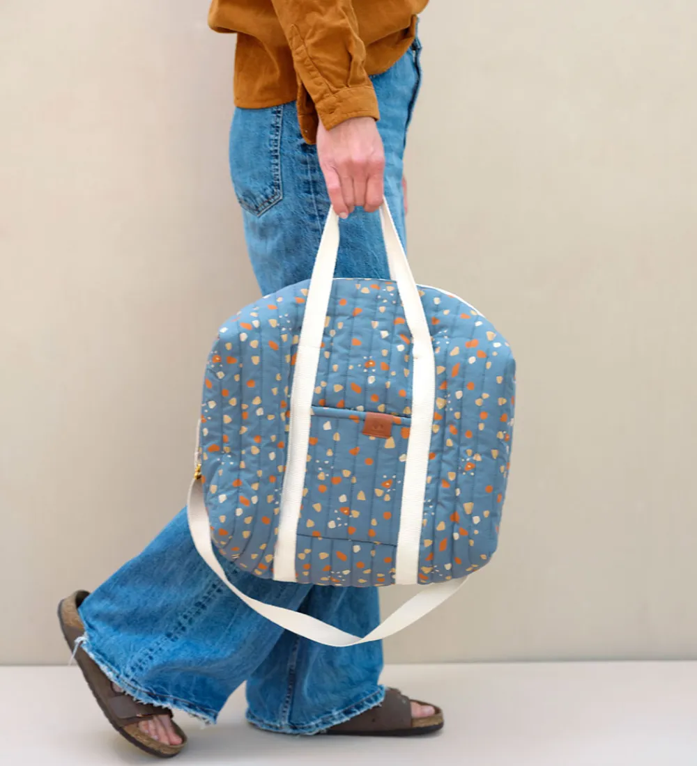 Fabelab Sportstasker*Sportstaske - Quiltet - Blue Spruce/Cobblestone