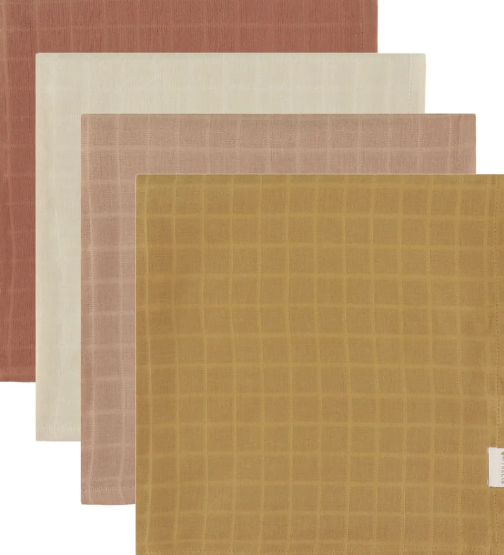 Fabelab Stofbleer*Stofbleer - 4-Pak - 60x60 cm - Ochre Mix