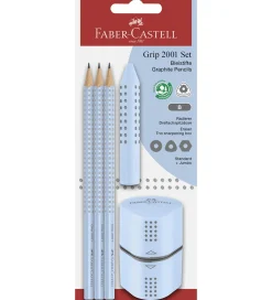 Faber-Castell Skriveredskaber*Blyantsæt - Grip 2001 - 5 Dele - Sky Blue