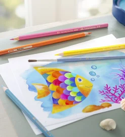 Faber-Castell Maling*Farveblyanter - Akvarel - 24 stk + 1 Pensel