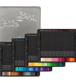 Faber-Castell Tuscher Og Farver|Skriveredskaber*Farveblyanter - Trekantet - Black Edition - 100 St